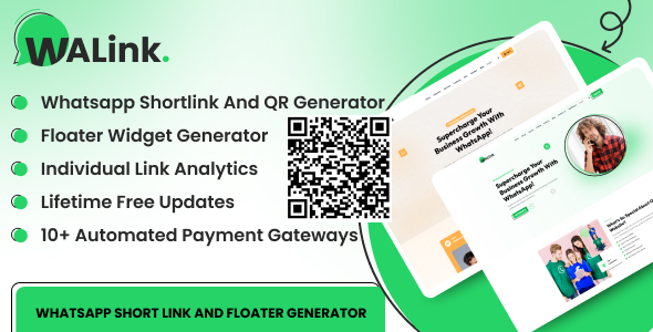 WALink - WhatsApp Shortlink and Floater Generator