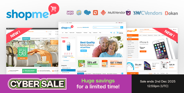 ShopMe - Multi Vendor Woocommerce WordPress Theme