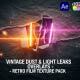Vintage Dust & Light Leaks Overlays – Retro Film Texture Pack For FCPX - VideoHive Item for Sale