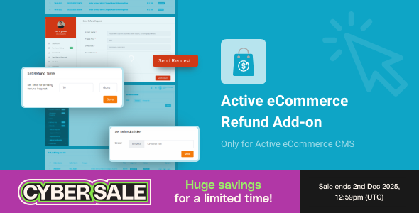Active eCommerce Refund add-on