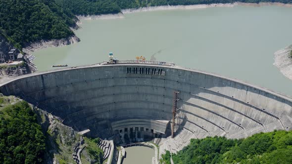 Water Dam Aerial View - Dam Aerial