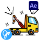 Car Accident Animated Icons | After Effects - VideoHive Item for Sale