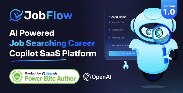 JobFlow - AI Powered Job Searching Career Copilot SaaS Platform