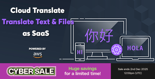 Cloud Translate - Advanced Neural Machine Translation Service as SaaS