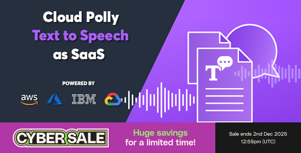 Cloud Polly - Ultimate Text to Speech as SaaS