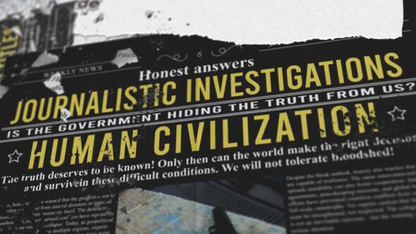 Investigation Newspaper Mockup Titles