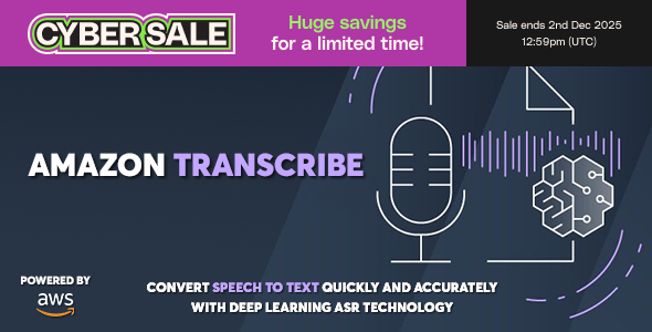 AWS Amazon Transcribe - Speech to Text Converter