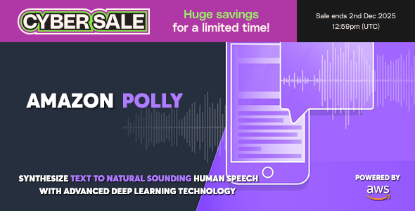 AWS Amazon Polly - Text to Speech Converter