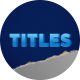 Animated Titles - VideoHive Item for Sale