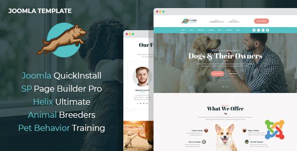 Venator - Dog Behavior Training Joomla Template | Pet Care