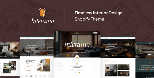 Ap Interanio – Timeless Interior Design Shopify Theme