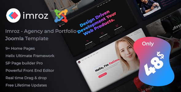 Imroz - Agency and Portfolio Joomla Template
