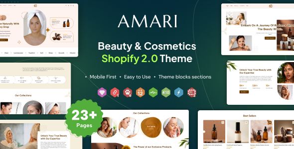 AMARI - Modern eCommerce Shopify Theme