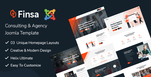 Finsa - Consulting & Agency Joomla Template