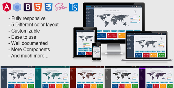 Azimuth - Angular 21 Admin Template with Bootstrap 4