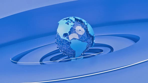 Broadcast News Blue Background alt