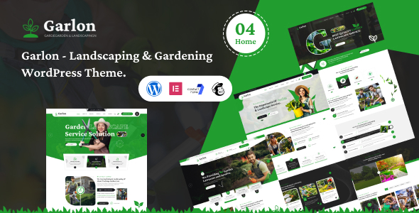 Garlon - Gardening and Landscaping WordPress Theme