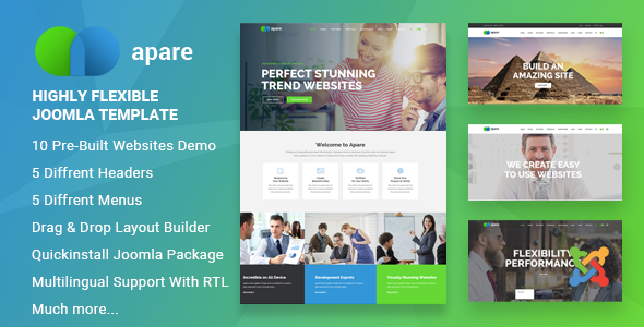 Apare - Responsive Multipurpose Joomla Template