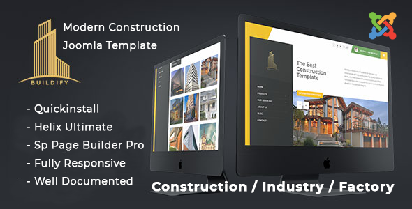 Buildify - Construction / Industry / Factory Joomla Template