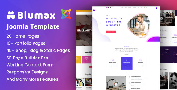 Blumax - Multipurpose Responsive Joomla Template