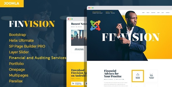 Finwiz - Financial and Auditing Services Joomla Template
