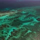 Caribbean Ocean Barrier Reef Corals Drone Shot - VideoHive Item for Sale