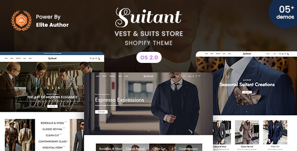 Suitant - Vest & Suits Store Shopify 2.0 Theme