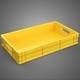 Yellow Pallet Warehouse Storage Box Tray Container Shelf Tool - 3DOcean Item for Sale