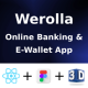 Werolla Online Banking & Digital Wallet ANDROID + IOS + FIGMA | UI Kit | Reactnative CLI - CodeCanyon Item for Sale