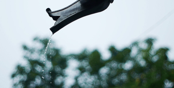 Water Flows From The Downspout 3 alt