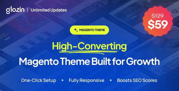 Glozin - Multipurpose Magento 2 / Adobe Commerce Theme