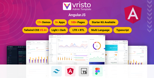 Vristo – Multipurpose Tailwind Angular 20 Admin Template