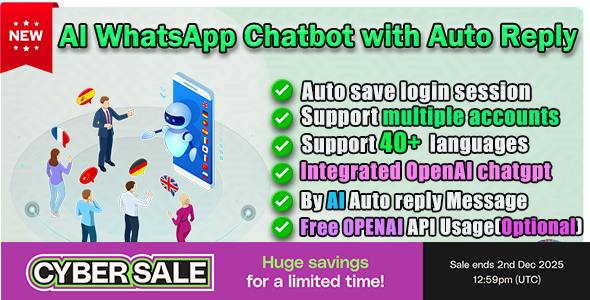 AI WhatsApp Chatbot-Auto Reply & License Management