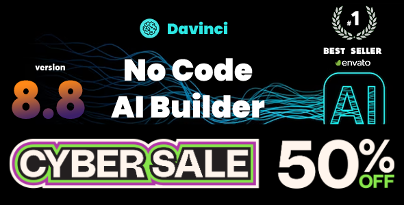 Davinci AI - OpenAI Content, Text, Image, Voice, Chat, Code, Transcript, and Video Generator as SaaS