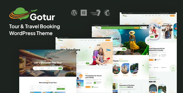 Gotur - Tour & Travel Booking WordPress Theme