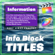 Info Block Titles | FCPX - VideoHive Item for Sale