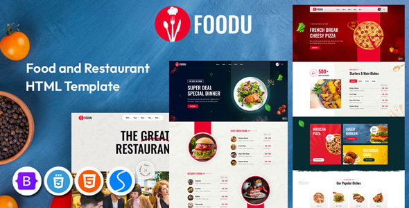 Foodu - Food & Restaurant HTML Template