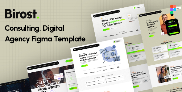 Birost- Digital Agency Creative Figma Template
