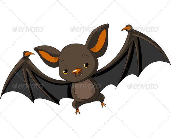 Halloween Bat Flying