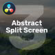 Abstract Split Screen – 3 Frames for DaVinci Resolve - VideoHive Item for Sale