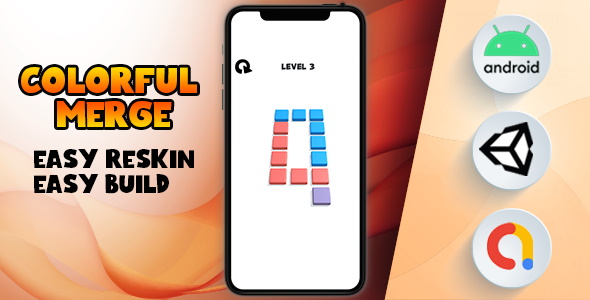 Colorful Merge - (Unity - Admob - Game)