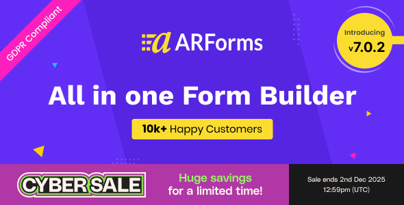 WordPress Contact Form Plugin/Form builder - ARForms