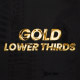 Gold Lower Thirds - VideoHive Item for Sale