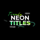 Neon Gradient Kinetic Titles - VideoHive Item for Sale