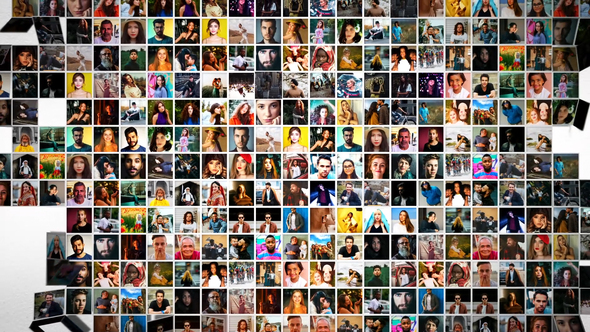 Folding Photo Logo Reveal
