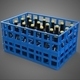 Blue Sauce Bottle Plastic Crate Box Container Storage Rack Tray - 3DOcean Item for Sale