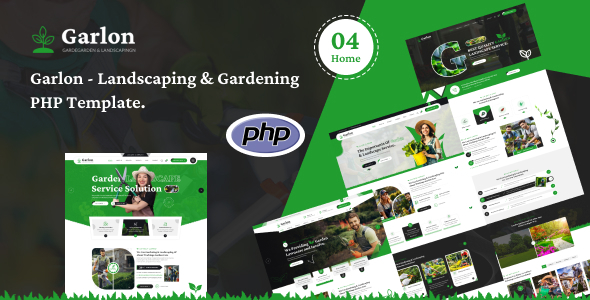 Garlon – Gardening and Landscaping PHP Template