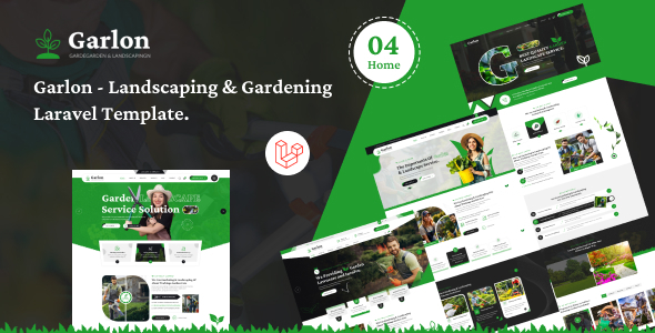 Garlon – Gardening and Landscaping Laravel Template