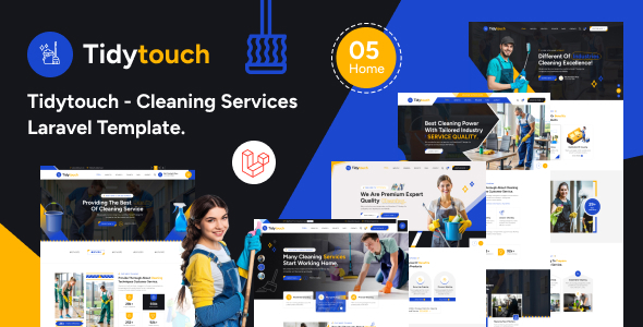 Tidytouch – Cleaning Services Laravel Template