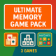 Ultimate Memory Games Pack – 3 Premium HTML5 Puzzle Games - CodeCanyon Item for Sale